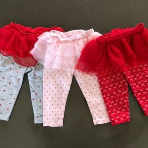 Bundle of 3 tutu leggings